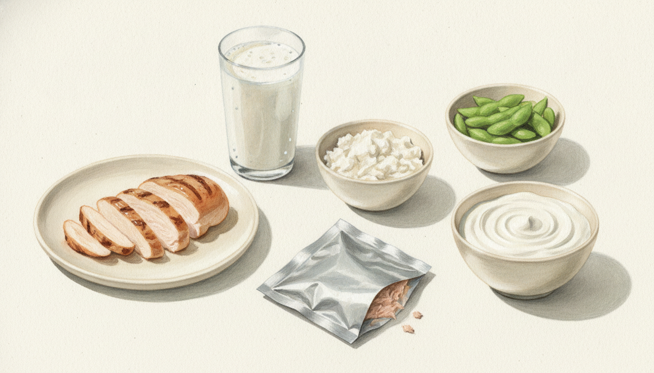 Illustration for What are the best high-protein snacks for weight loss?