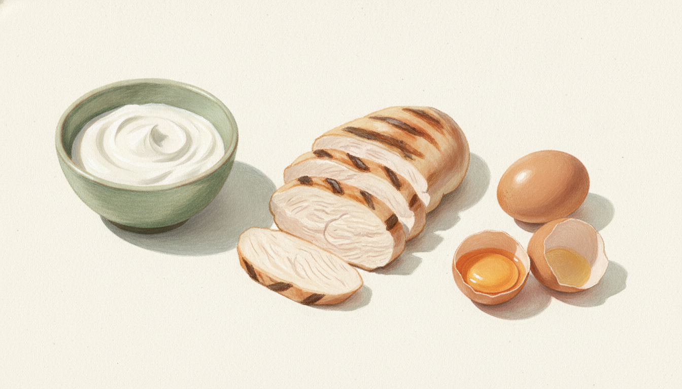 Illustration for How much protein should I eat per meal to build muscle?