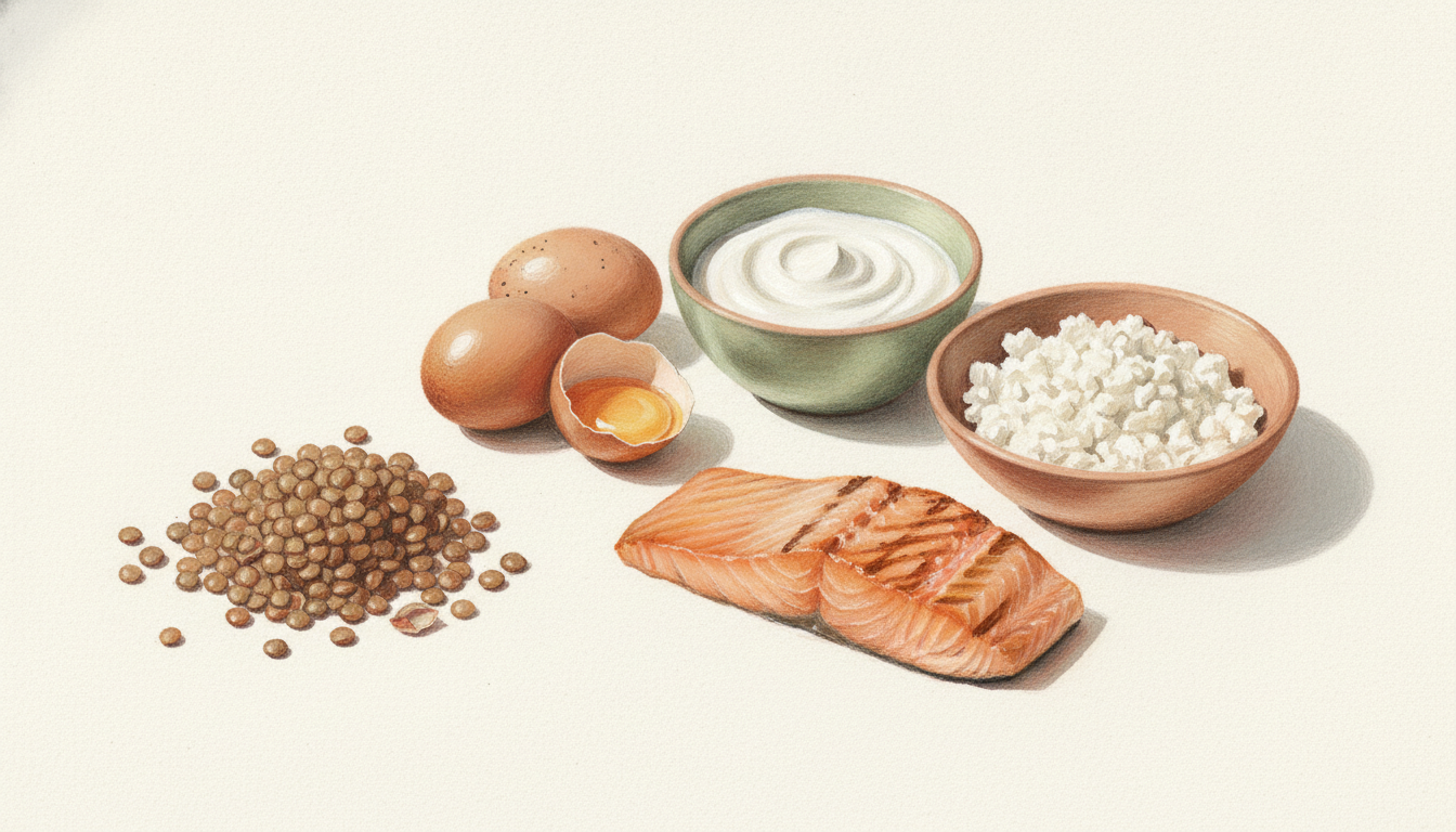 Illustration for What are the signs you're not eating enough protein?